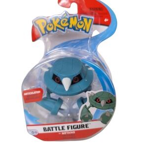 Pokémon Wicked Cool Toys  Metang Battle Figure Kids 3in Blue New Articulated S1